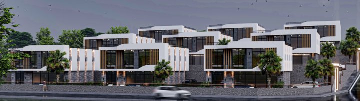 Four-bedroom villas for sale in Erdemli, Mersin