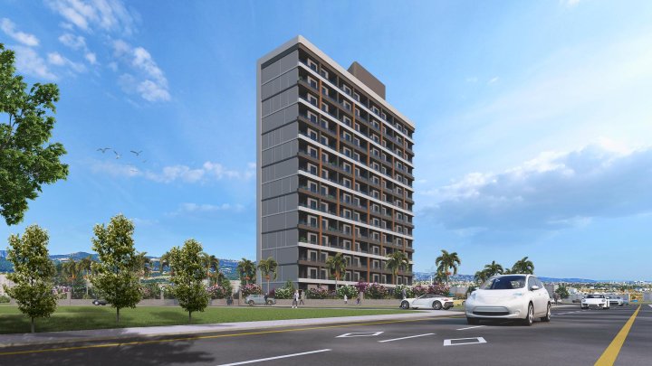 Moderne 1+1 en 2+1 appartementen te koop in Mersin – Zeezicht & uitgebreide faciliteiten