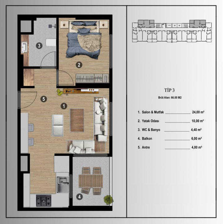 Mersin’de Satılık Modern 1+1 & 2+1 Daireler – Deniz Manzaralı, Zengin Olanaklarla