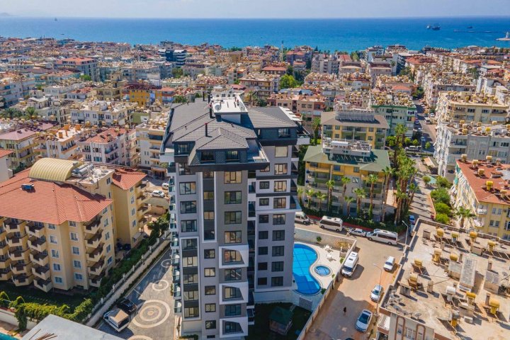 Alanya'da Satılık Lüks 1+1 Mobilyalı Daire – Seda Tower Residence