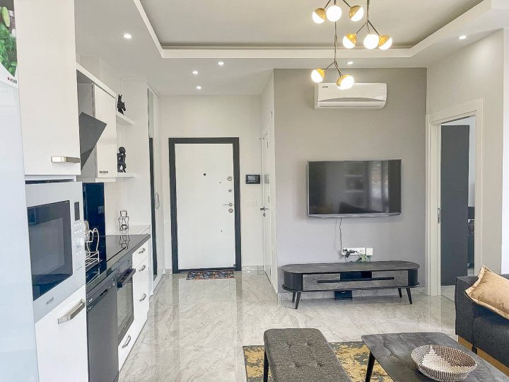 Alanya'da Satılık Lüks 1+1 Mobilyalı Daire – Seda Tower Residence