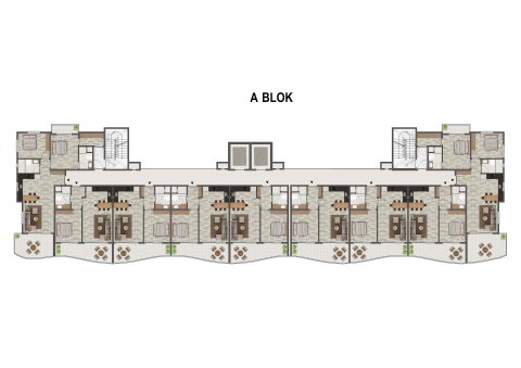 Modern 1+1 and 2+1 Apartments for Sale with Pool and Fitness in Mersin