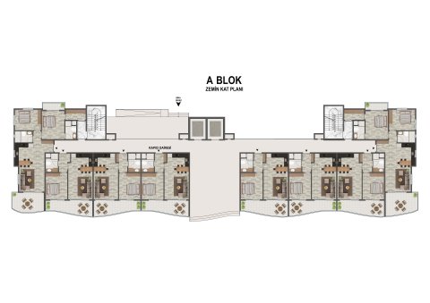 Modern 1+1 and 2+1 Apartments for Sale with Pool and Fitness in Mersin