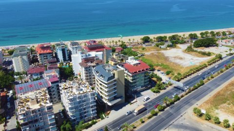 Fully Furnished 1+1 Apartment with Pool View in a Modern 2023 Residence in Alanya