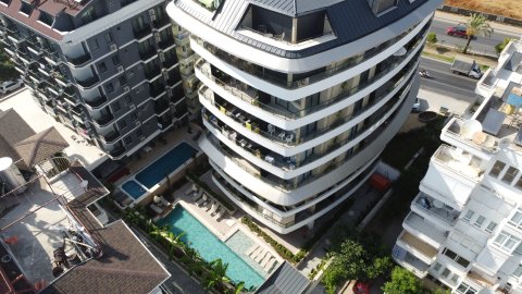 Fully Furnished 1+1 Apartment with Pool View in a Modern 2023 Residence in Alanya