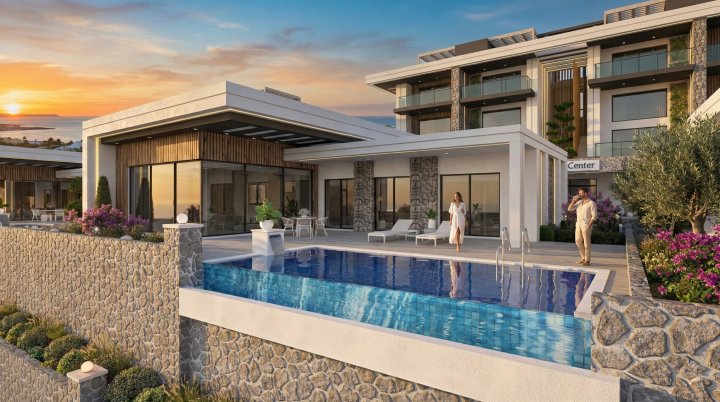 Orchid Villa – prabangi 3+1 vila su panoraminiu jūros vaizdu pardavimui Šiaurės Kipre