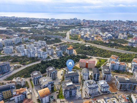 Furnished 1+1 Apartment for Sale in Oba, Alanya