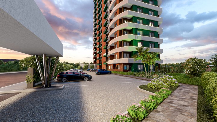 2- Zimmer- und 1-Zimmer-Wohnungen zum Verkauf in Mezitli, Mersin - In der Nähe des Strandes mit atemberaubendem Meerblick