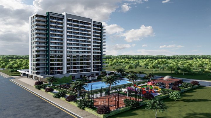 Denize Yakın, Mezitli Mersin'de Satılık 1+1 Daire