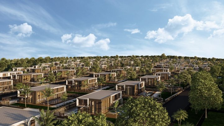 Smart Home Villa Til Salg med By- og Naturudsigt i Buyukcekmece, 7 eller 6 Soveværelser