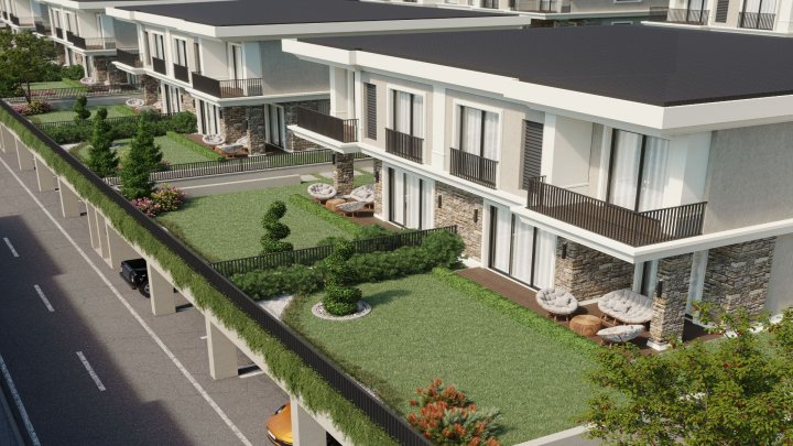 Investér i en Basaksehir-villa med pool og statsborgerskab, 4, 5, 6 soveværelser