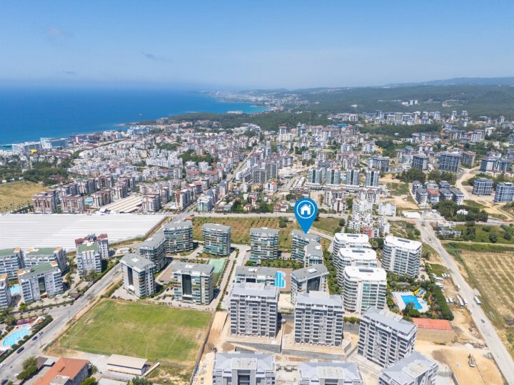 آپارتمان برای فروش در آوسالار، آلانیا با اسپای خصوصی و استخر