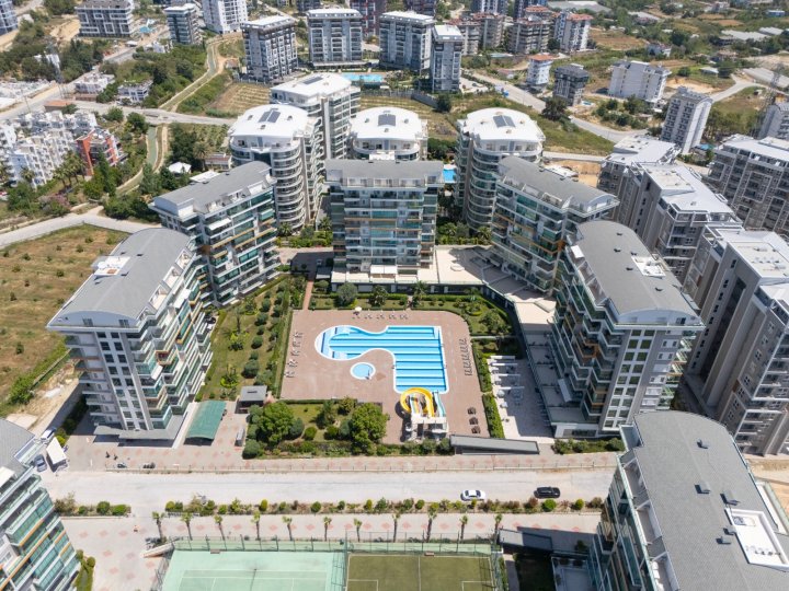 آپارتمان برای فروش در آوسالار، آلانیا با اسپای خصوصی و استخر