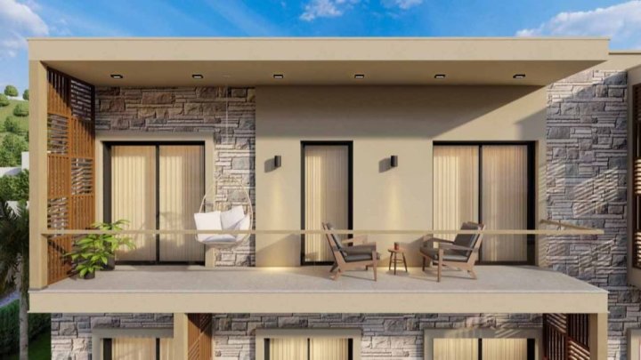 Maisons avec belle vue sur la mer à Bodrum, Mugla 