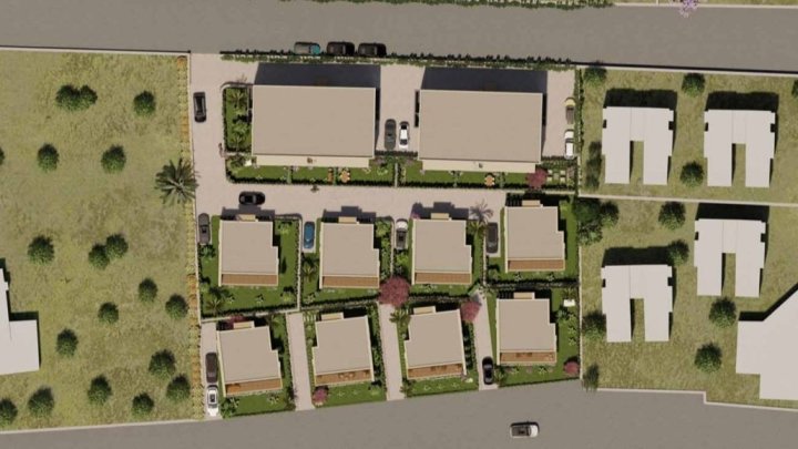 Maisons avec belle vue sur la mer à Bodrum, Mugla 