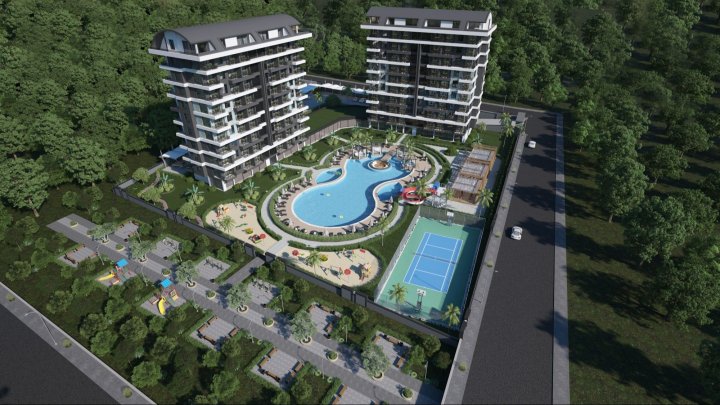 Apartamenty Alanya Demirtaş: 1, 2, 3 sypialnie, na sprzedaż z siłownią i transferem na plażę