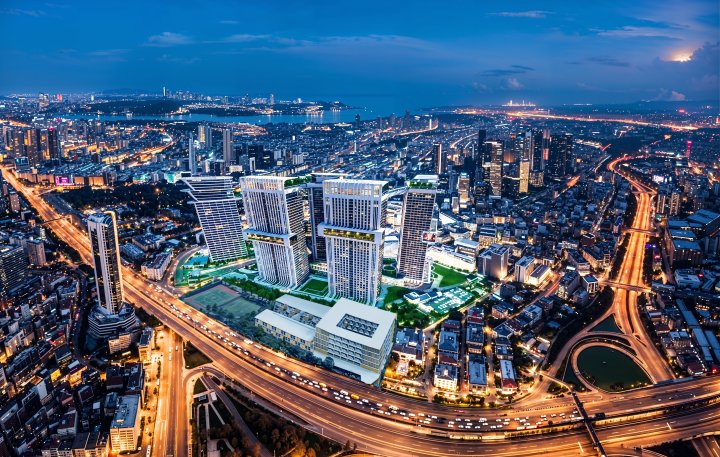 For Sale: 1-4 Bedroom Apartments in Sisli Merkez, Istanbul with Residence Permit & Sea View