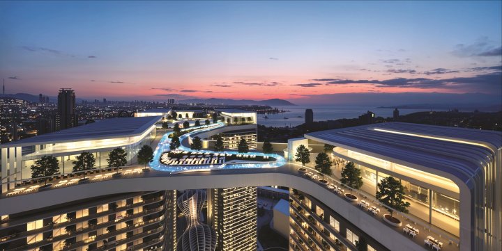 For Sale: 1-4 Bedroom Apartments in Sisli Merkez, Istanbul with Residence Permit & Sea View