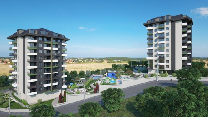 Inwestowanie w apartament 1,2-pokojowy w Demirtaş, Alanya, z planem płatności