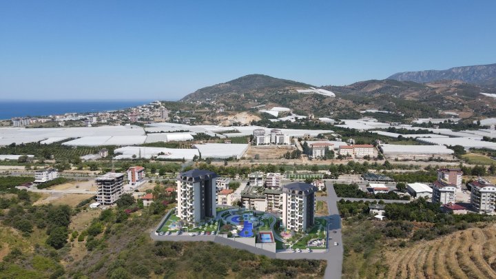 Demirtaş, Alanya'da Satılık 1+1 ve 2+1 Daireler 