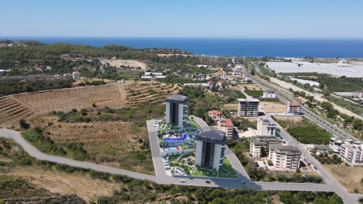 Demirtaş, Alanya'da Satılık 1+1 ve 2+1 Daireler 