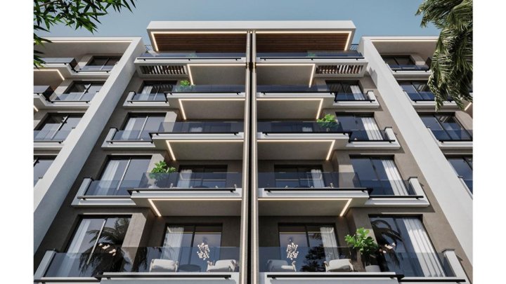 Well-built one-bedroom apartments in Kepez, Antalya