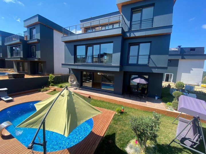 Naturudsigt Villa i Sile, Istanbul med statsborgerskab og havudsigt