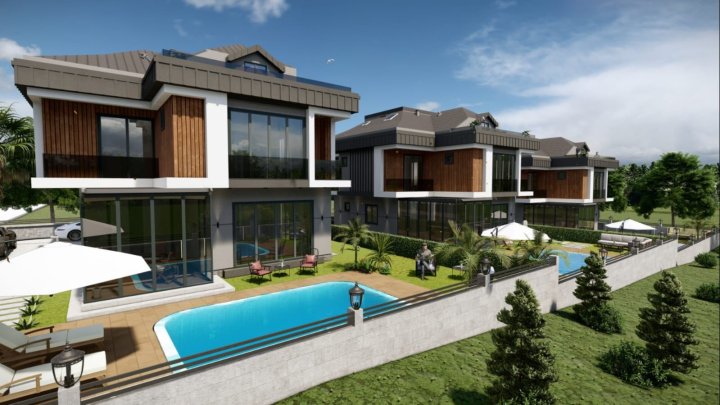 Sea View Villa i Beylikduzu, Istanbul med privat pool og 7 soveværelser til salg