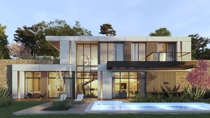 Villas familiales incroyablement modernes à Bodrum, Mugla