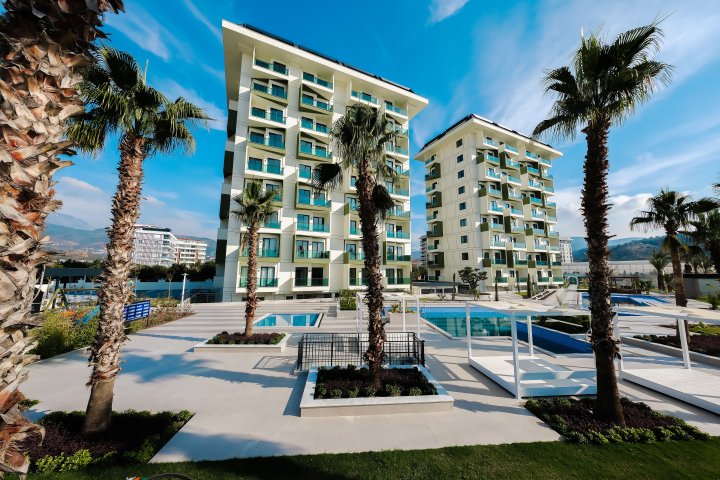 Apartament z dostępem do basenu, 1-2 sypialnie w Demirtas Alanya na sprzedaż