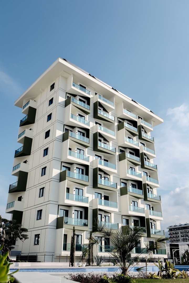 Demirtaş Alanya'da Satılık Yüzme Havuzlu 1+1 ve 2+1 Satılık Daireler 