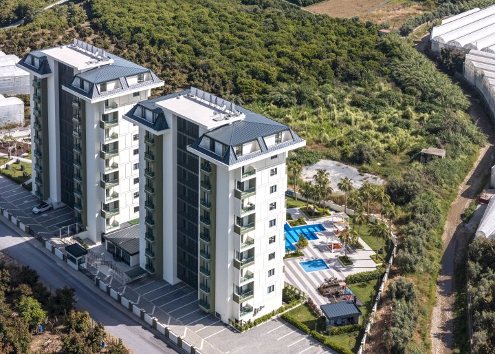 Demirtaş Alanya'da Satılık Yüzme Havuzlu 1+1 ve 2+1 Satılık Daireler 
