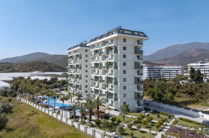 Demirtaş Alanya'da Satılık Yüzme Havuzlu 1+1 ve 2+1 Satılık Daireler 