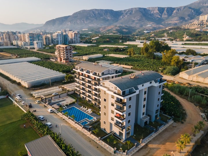Kargıcak, Alanya: Havuzlu Satılık 1+1 Daire