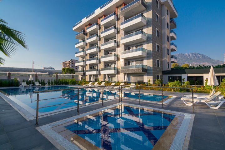 Kargıcak, Alanya: Havuzlu Satılık 1+1 Daire