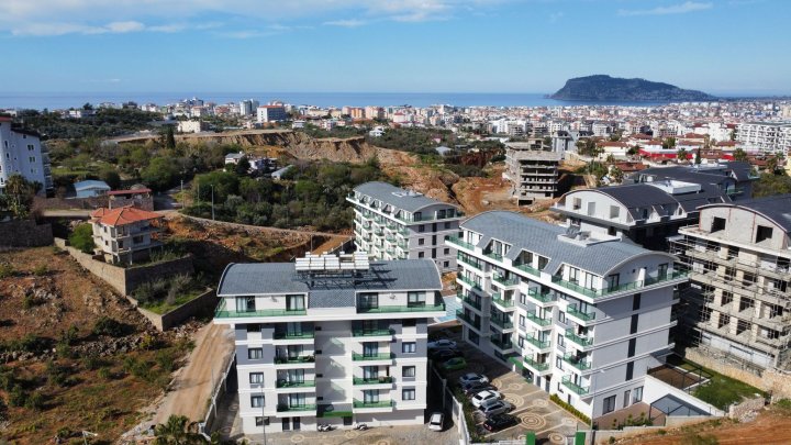 Na sprzedaż: Apartament z 1 sypialnią w Alanya Oba z basenem
