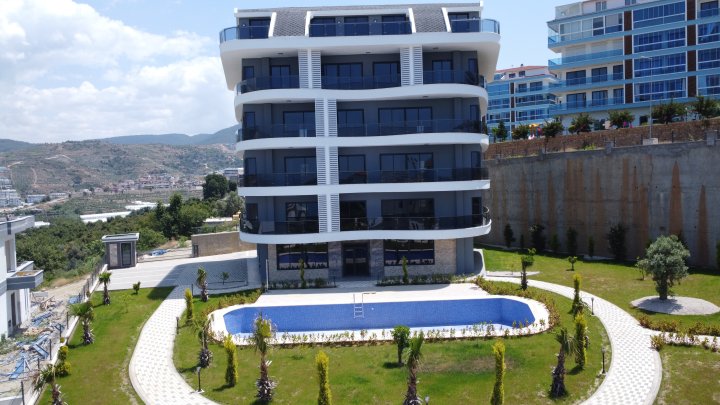 Alanya'nın Kargıcakda Havuzlu 2+1,3+1 ve 4+1 Daireler