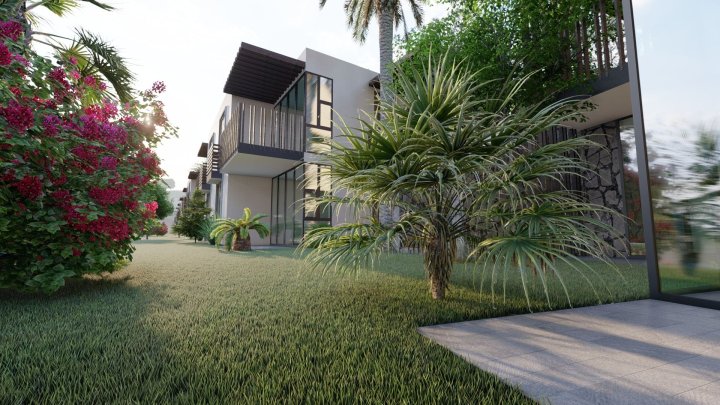 Maison de ville 1 chambre à vendre avec vue sur la mer à Bodrum