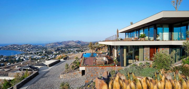 Villas privées de quatre chambres situées à Bodrum, Mugla