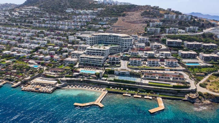 Complexe en bord de mer avec une vue imprenable à Bodrum