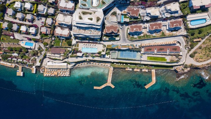 Complexe en bord de mer avec une vue imprenable à Bodrum