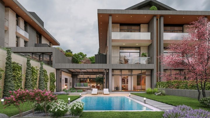 Til salg: 6-værelses villa, der tilbyder statsborgerskab i Cekmekoy, Istanbul