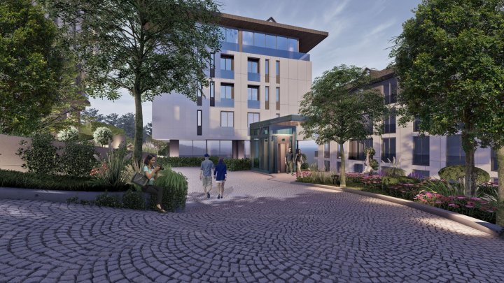 Moderne Istanbul Uskudar-lejligheder med by- og havudsigt: Til salg