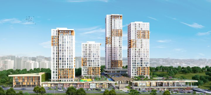 Esenyurt, Istanbul Lejligheder med Pool og Statsborgerskab Tilgængelige til Køb