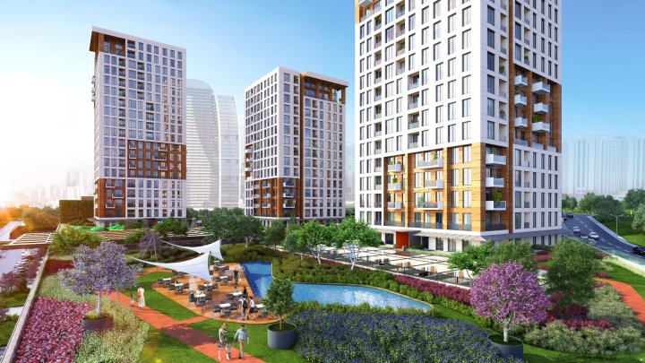 Esenyurt, Istanbul Lejligheder med Pool og Statsborgerskab Tilgængelige til Køb