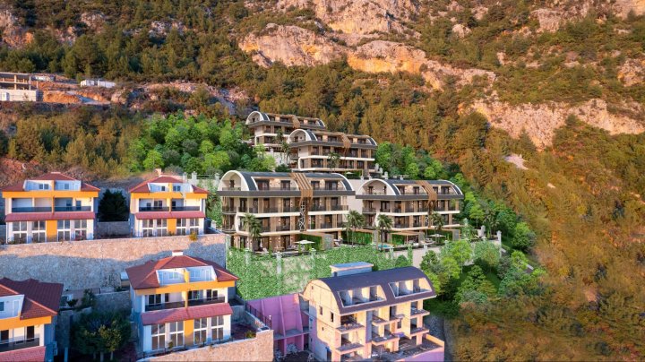 For Sale: 4-6 Bedroom Apartments in Alanya with Private Pool and Sea View