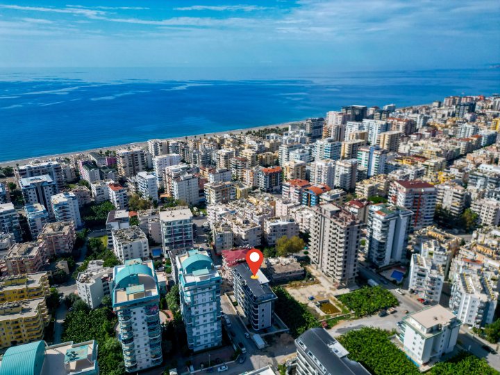 1-кімнатна квартира на продаж з басейном у Махмутлар, Аланія