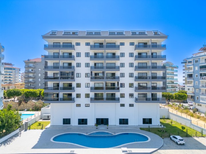 آپارتمان های آلانیا، آوسالار برای فروش: شامل انتقال به استخر و ساحل