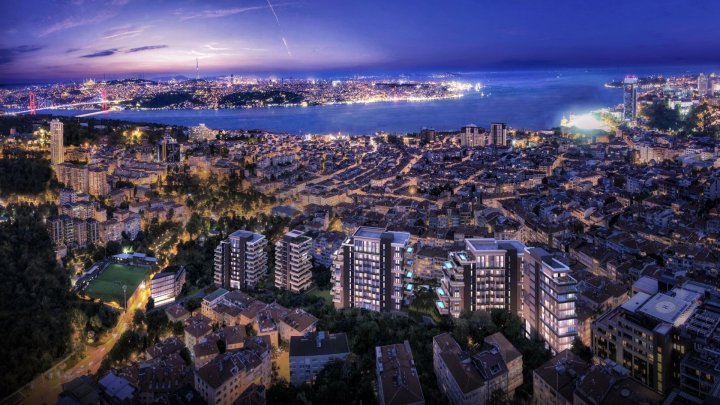 Apartamento à Venda em Şişli, Istambul com Cidadania e Instalações de Piscina