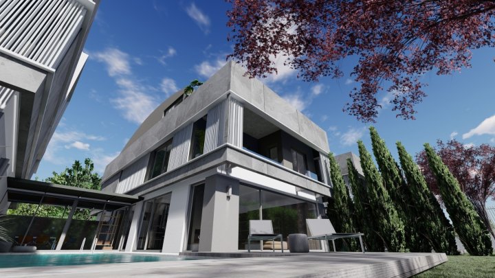 Spacieuses villas luxueuses de cinq chambres à Antalya